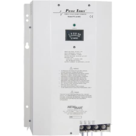 Newmar NMR-PT-24-45U 24V, 45A Phase Three PT Series 3 Bank Battery Charger NMRPT2445U